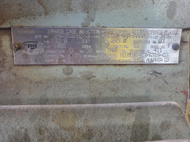AAA301 2 Only Siemens Electric Motors, 132 kW - Image 2