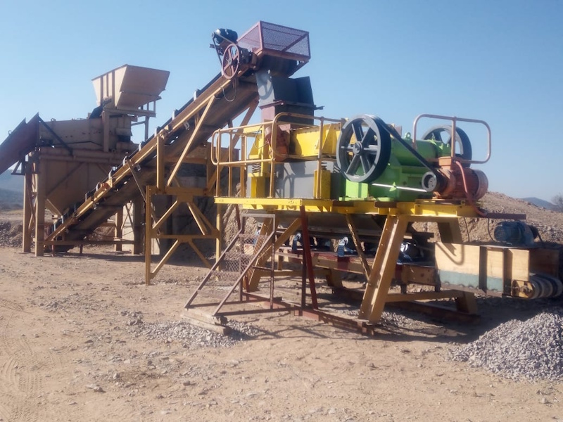 DAT278 Crushing plant complete