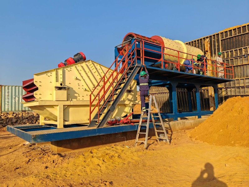 MAB106 Newly manufactured 30tph to 200tph Alluvial Gold Plants complete