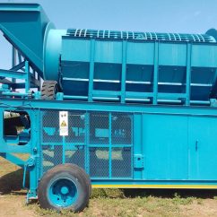 CAK233 Trommel screen, 2 m diameter x 6 m long